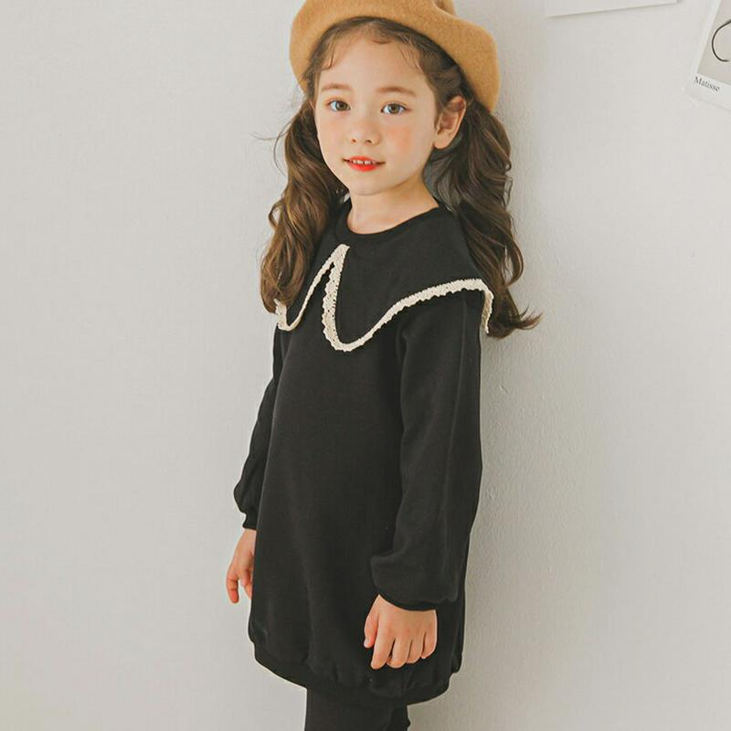 【新作10%OFF】レースヘムカラースウェット・p006364 キッズ【3~8才】【tops】【トップス スウェット トレーナー