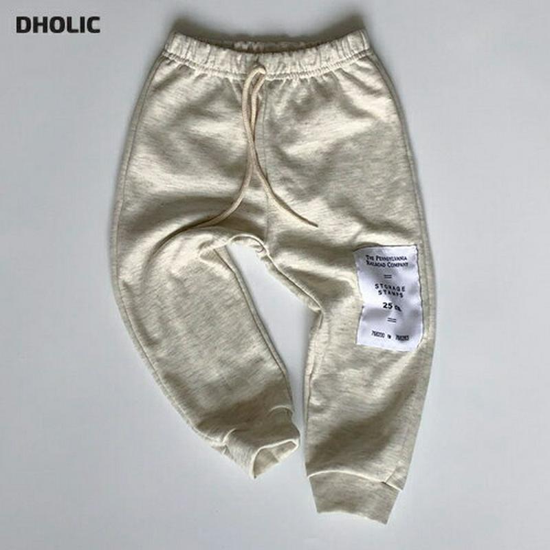 【新作10%OFF】ラベルポイントパンツ・u05991 キッズ【3~8才】【pt】【パンツ ズボン ロングパンツ 長ズボン ラベ