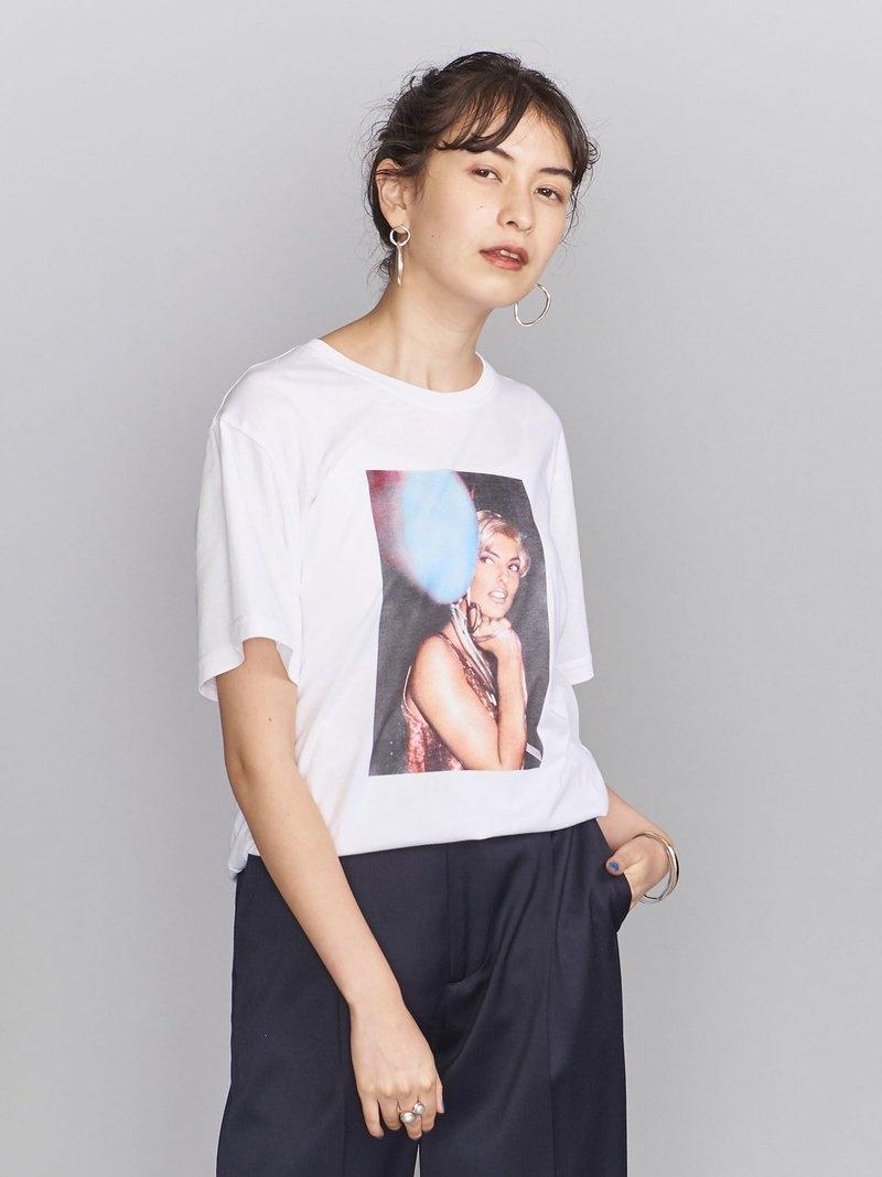 【別注】<ROSE HEARTMAN>フォトプリントショートスリーブTシャツ