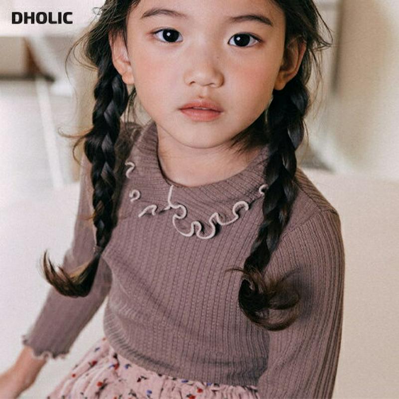 【新作10%OFF】メロウヘムカラーTシャツ・u06694 キッズ【3~8才】【tops】【トップス Tシャツ 長袖 ロングスリ