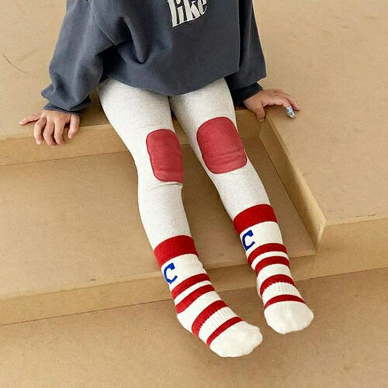 【新作10%OFF】ニーパッチレギンス・u05826 キッズ【3~8才】【pt】【レギンス パンツ ズボン ロングパンツ 長ズボ