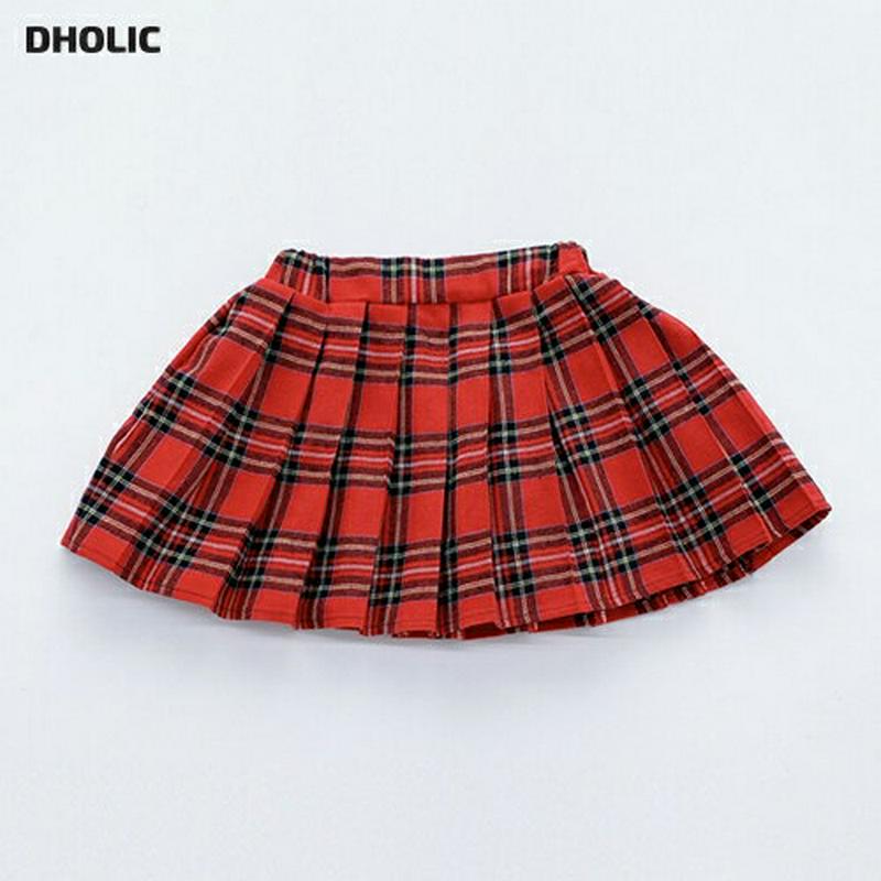 【新作10%OFF】チェック柄プリーツスカート・u06765 キッズ【3~8才】【sk】【スカート ミニスカート チェック柄 プ