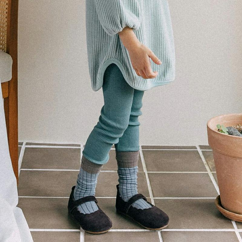 【新作10%OFF】リブレギンス・u06706 キッズ【3~8才】【pt】【レギンス パンツ ズボン ロングパンツ リブ リブパ