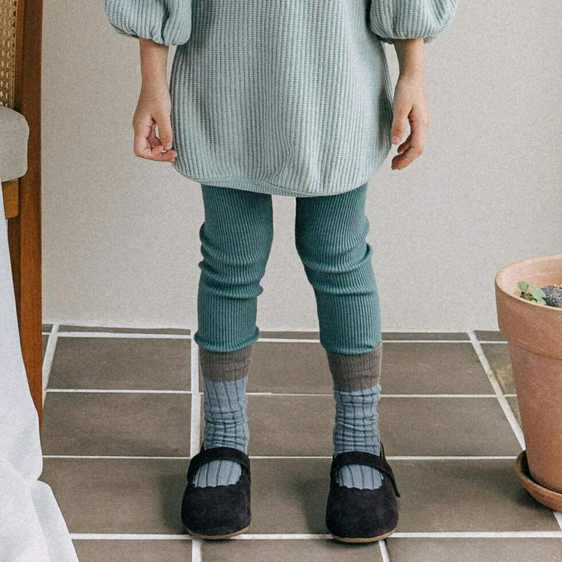 【新作10%OFF】リブレギンス・u06706 キッズ【3~8才】【pt】【レギンス パンツ ズボン ロングパンツ リブ リブパ
