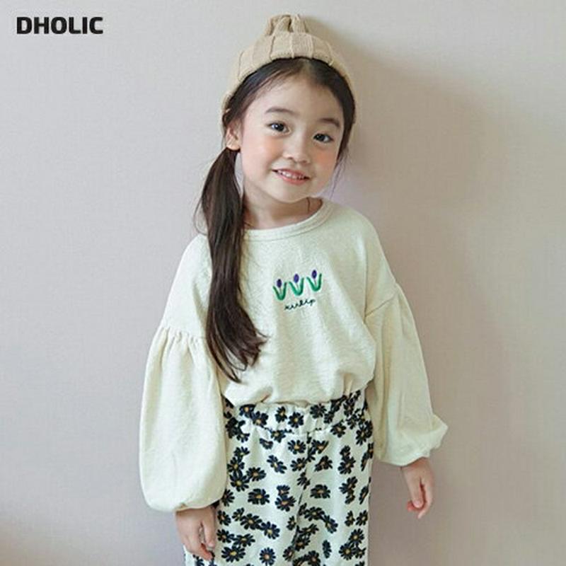 【新作10%OFF】バルーンスリーブチューリップTシャツ・u06741 キッズ【3~8才】【tops】【トップス Tシャツ バル