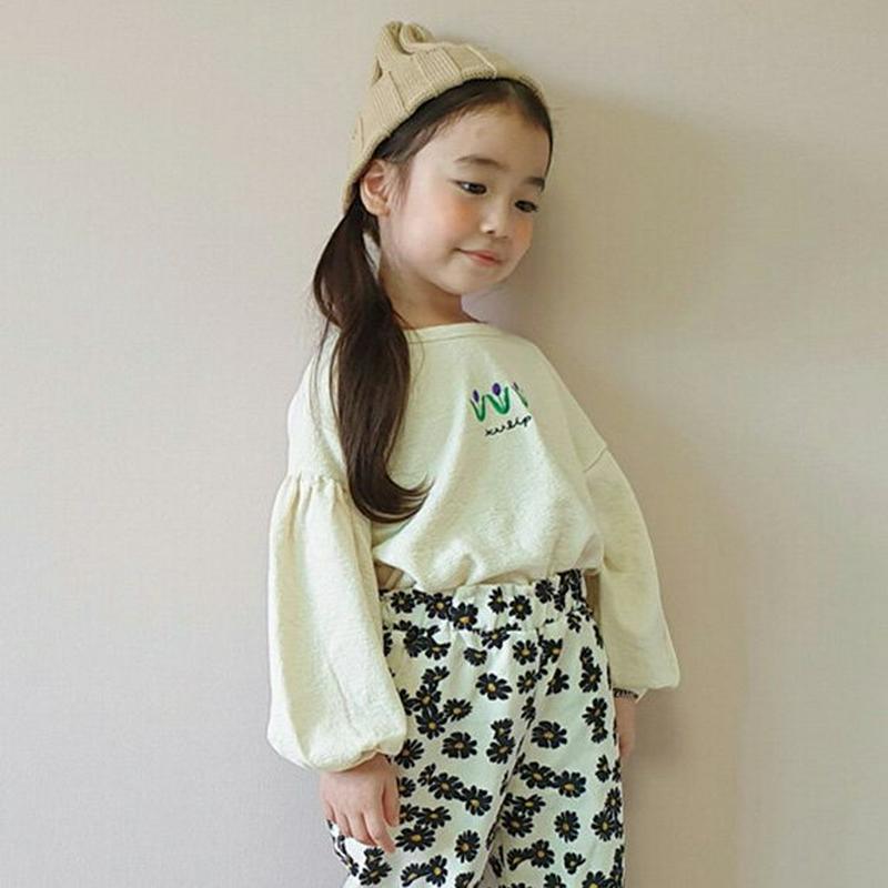 【新作10%OFF】バルーンスリーブチューリップTシャツ・u06741 キッズ【3~8才】【tops】【トップス Tシャツ バル