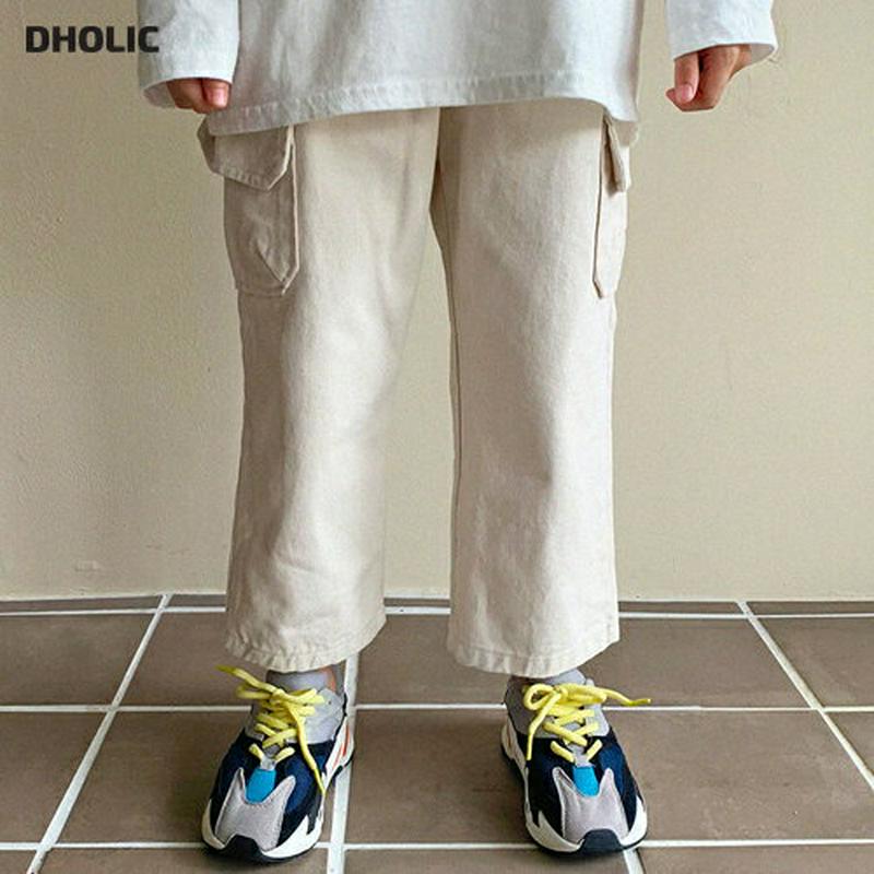 【新作10%OFF】サイドフラップポケットパンツ・u06760 キッズ【3~8才】【pt】【パンツ ズボン ボトムス 単色 無地