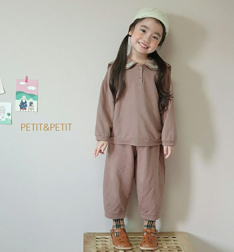 【新作10%OFF】花柄セーラーカラーTシャツ&パンツSET・u06552 キッズ【3~8才】【set】【セットアップ setu