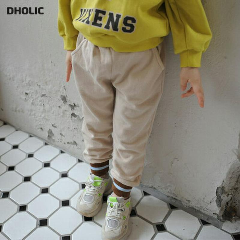 【新作10%OFF】配色ヘムジョガーパンツ・u06561 キッズ【3~8才】【pt】【パンツ ズボン ボトムス ロングパンツ 長
