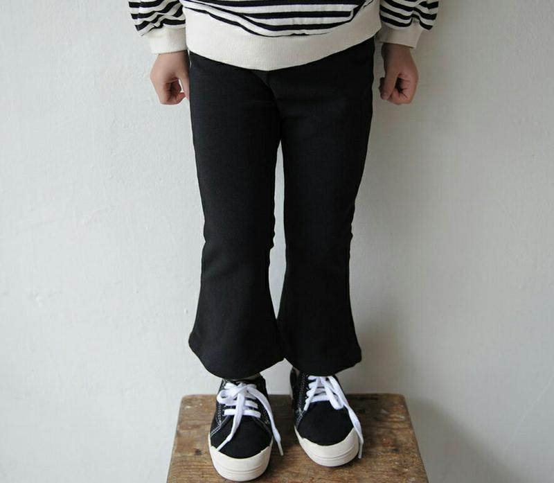 【新作10%OFF】ブーツカットパンツ・u06547 キッズ【3~8才】【pt】【パンツ ズボン ロングパンツ 長ズボン ブーツ