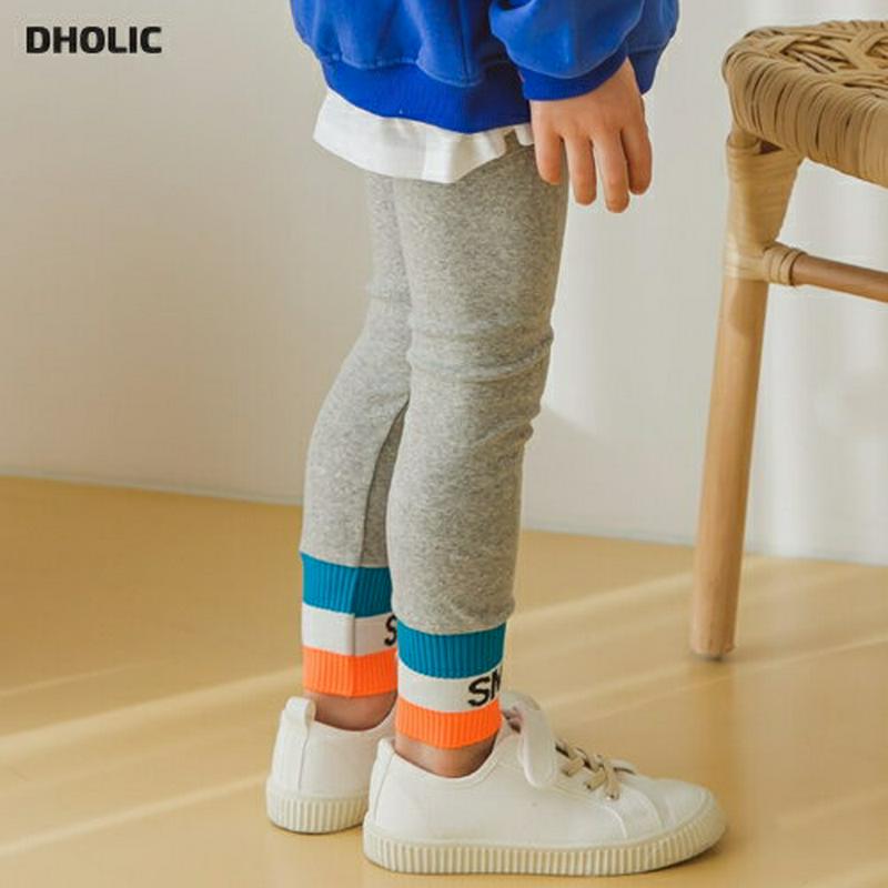 【新作10%OFF】英字ヘムレギンス・u06585 キッズ【3~8才】【pt】【パンツ ズボン ロングパンツ 長ズボン ジョガー