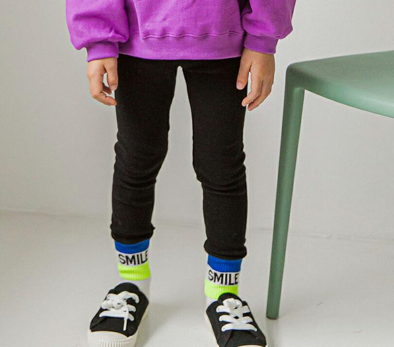 【新作10%OFF】英字ヘムレギンス・u06585 キッズ【3~8才】【pt】【パンツ ズボン ロングパンツ 長ズボン ジョガー