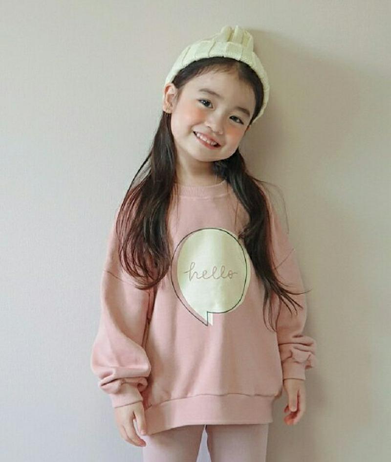 【新作10%OFF】HELLOスウェット・u06584 キッズ【3~8才】【tops】【トップス スウェット トレーナー 長袖 