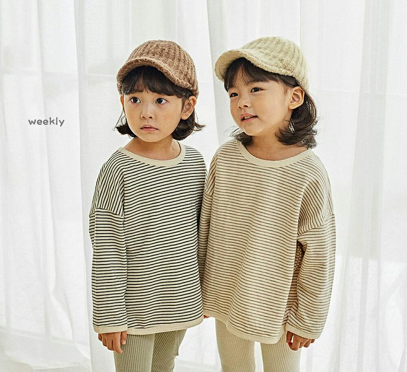 【只今10%OFF】ボーダー長袖Tシャツ・u06429 キッズ【3~8才】【tops】【トップス Tシャツ 長袖 ボーダー 柄 