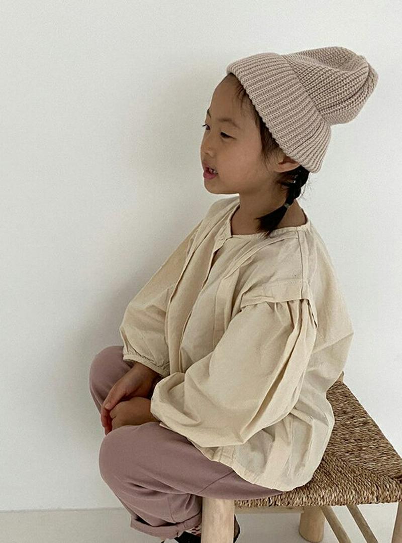 【新作10%OFF】ラインポイントブラウス・u06303 キッズ【3~8才】【bl】【トップス ブラウス 可愛い かわいい 長袖