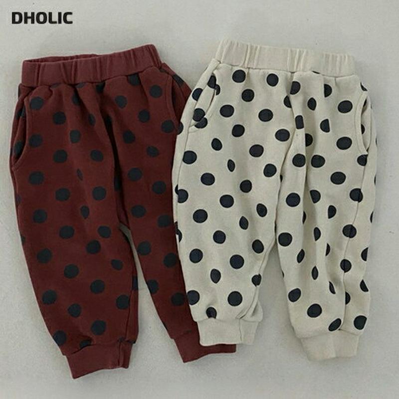 【新作10%OFF】ドットパンツ・u06344 キッズ【3~8才】【pt】【パンツ ズボン ボトムス ロングパンツ 長ズボン ド