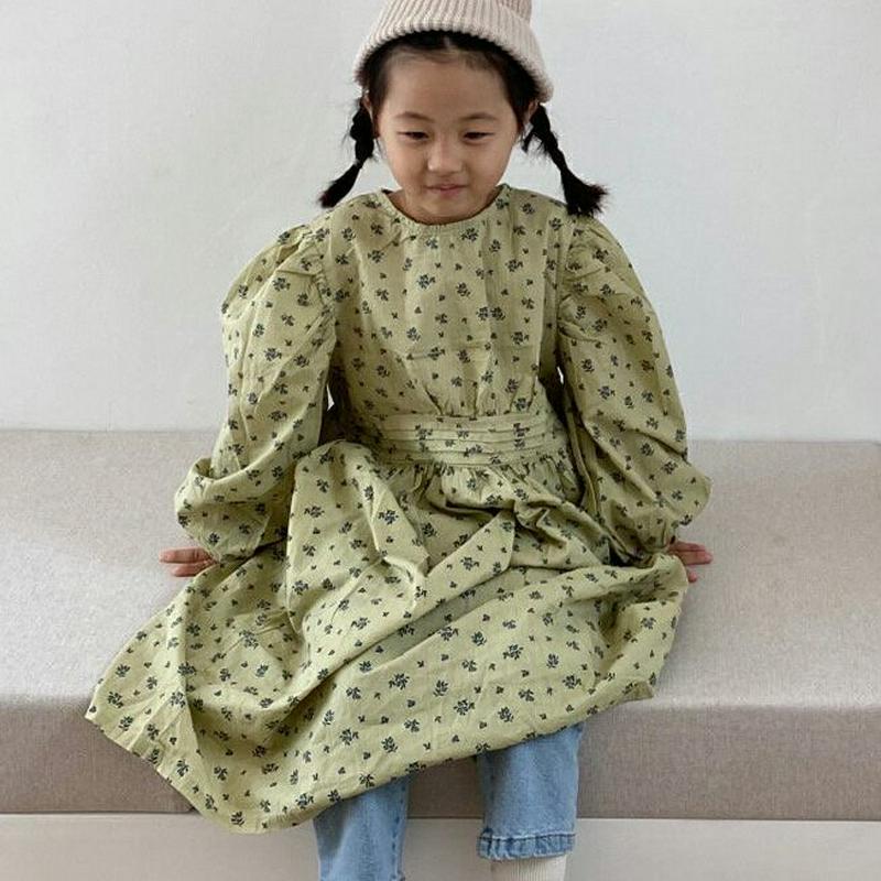 【新作10%OFF】ナチュラルフラワーワンピース・u06313 キッズ【3~8才】【ops】【ワンピース ロング ロングワンピー