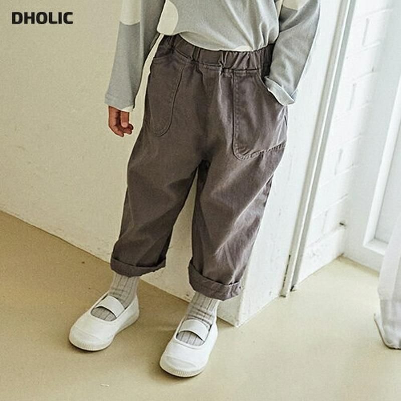 【新作10%OFF】デイリーバギーパンツ・u06414 キッズ【3~8才】【pt】【 パンツ ズボン バギーパンツ 単色 無地 