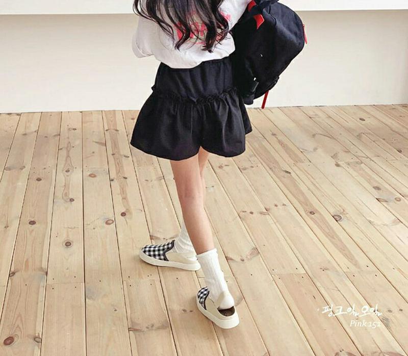 【新作10%OFF】フリルフレアパンツ・u06399 キッズ【3~8才】【pt】【パンツ ショートパンツ 短パン スカンツ フレ