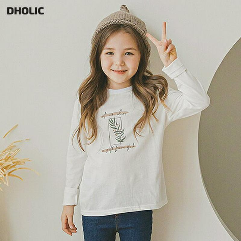 【新作10%OFF】プリント長袖Tシャツ(アイボリー)・p005762 キッズ【3~8才】【tops】【トップス Tシャツ 長袖