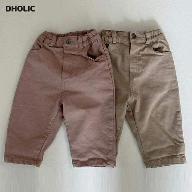 【新作10%OFF】バックゴムパンツ・u06280 キッズ【3~8才】【pt】【パンツ ズボン ロングパンツ 長ズボン 単色 無