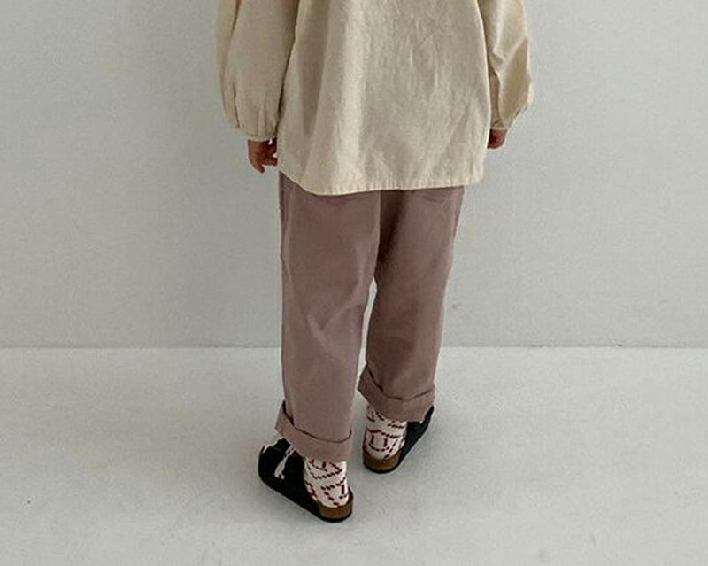 【新作10%OFF】バックゴムパンツ・u06280 キッズ【3~8才】【pt】【パンツ ズボン ロングパンツ 長ズボン 単色 無