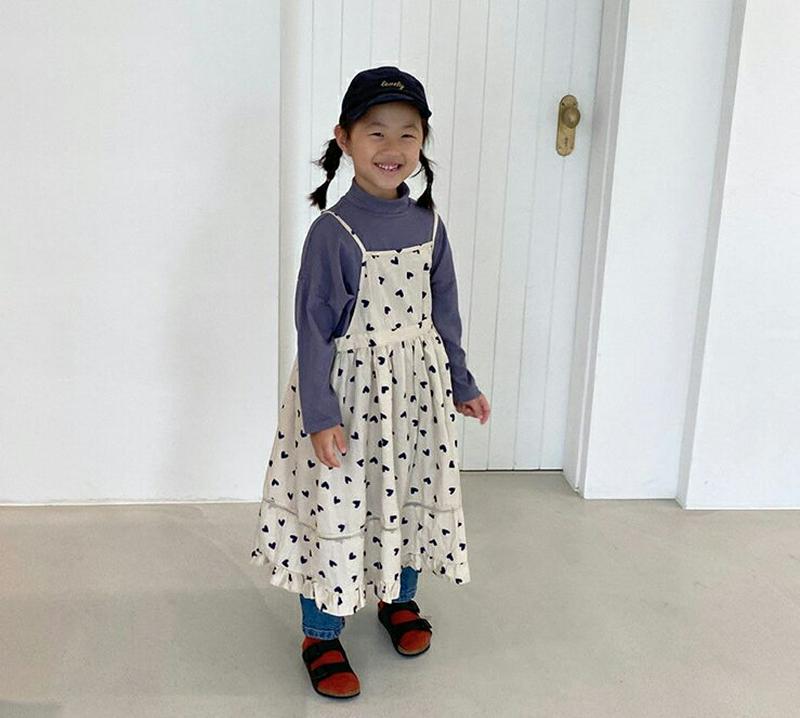 【新作10%OFF】2TYPEキャミワンピース・u06340 キッズ【3~8才】【ops】【ワンピース スリーブレス ノースリー