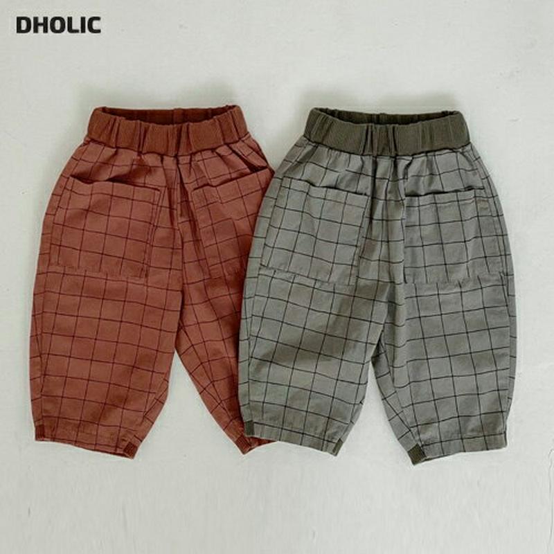 【新作10%OFF】チェックスクエアポケットパンツ・u06342 キッズ【3~8才】【pt】【パンツ ズボン ロングパンツ 長ズ