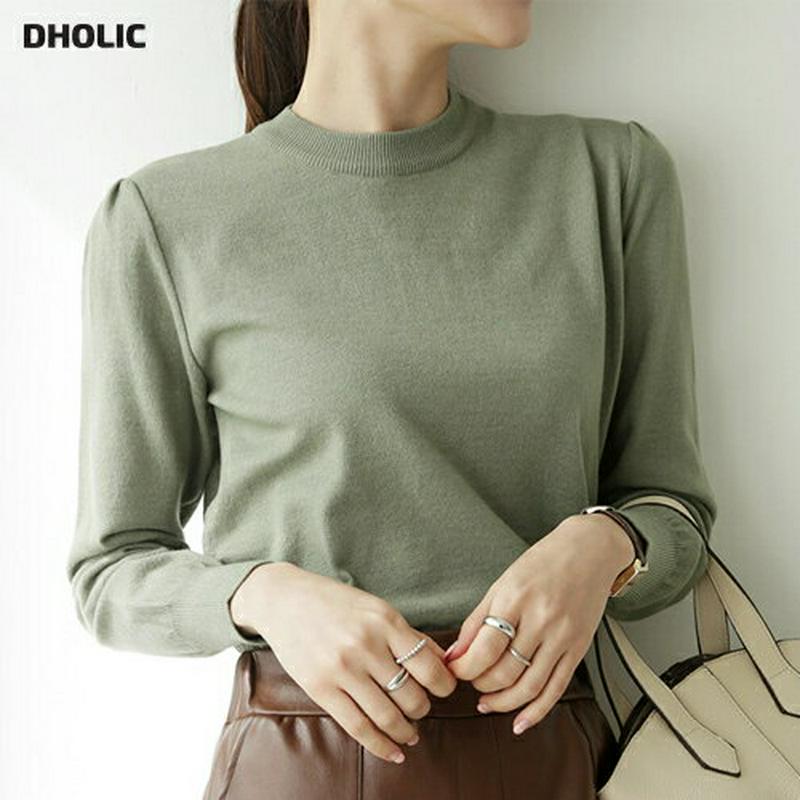 【新作10%OFF】ギャザースリーブニット・全4色・t64447 レディース【tops】【韓国 ファッション トップス ニット 