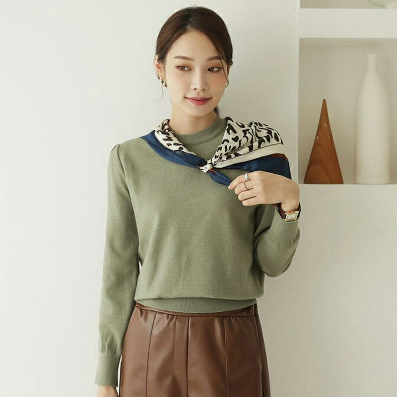 【新作10%OFF】ギャザースリーブニット・全4色・t64447 レディース【tops】【韓国 ファッション トップス ニット 