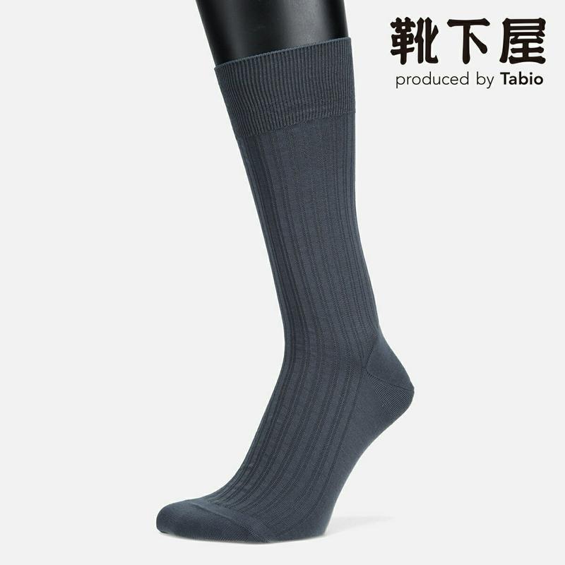 【あす楽】50%OFF【Tabio MEN】 メンズ リンクスリブソックス / 靴下屋 靴下 タビオ くつ下 クルー メンズ 日本製 2101sl