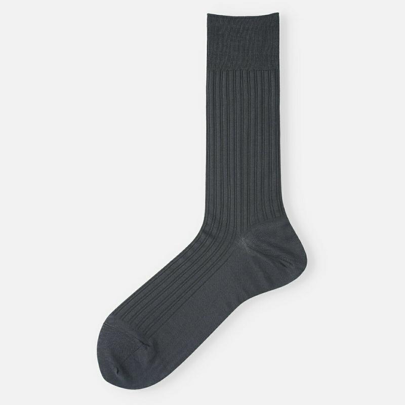 【あす楽】50%OFF【Tabio MEN】 メンズ リンクスリブソックス / 靴下屋 靴下 タビオ くつ下 クルー メンズ 日本製 2101sl