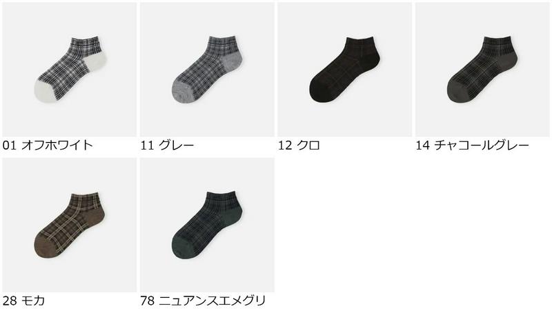 【あす楽】50%OFF【靴下屋】 毛混チェック柄スニーカー用ソックス / 靴下 タビオ Tabio くつ下 レディース 日本製 2101sl