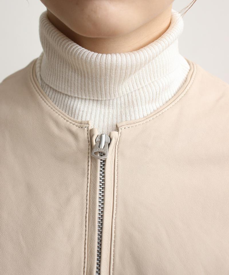 〇SHEEP LEATHER ジップブルゾン（nitca）