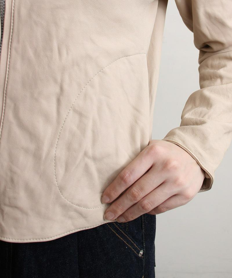 〇SHEEP LEATHER ジップブルゾン（nitca）