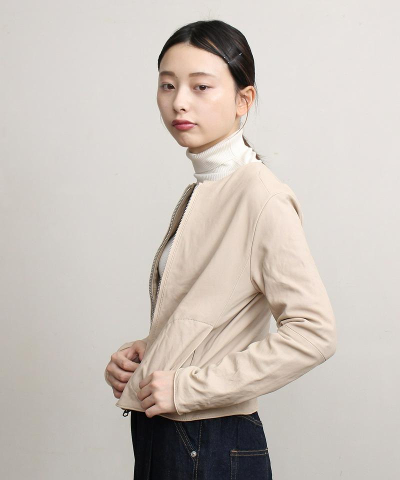 〇SHEEP LEATHER ジップブルゾン（nitca）