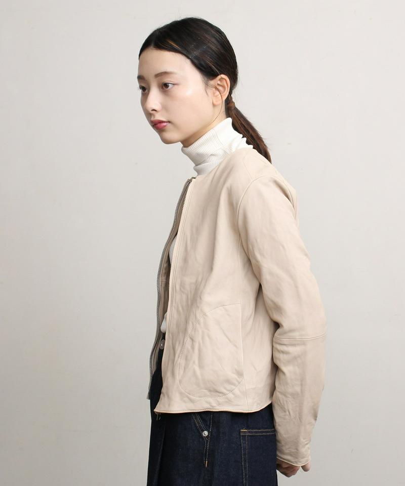 〇SHEEP LEATHER ジップブルゾン（nitca）