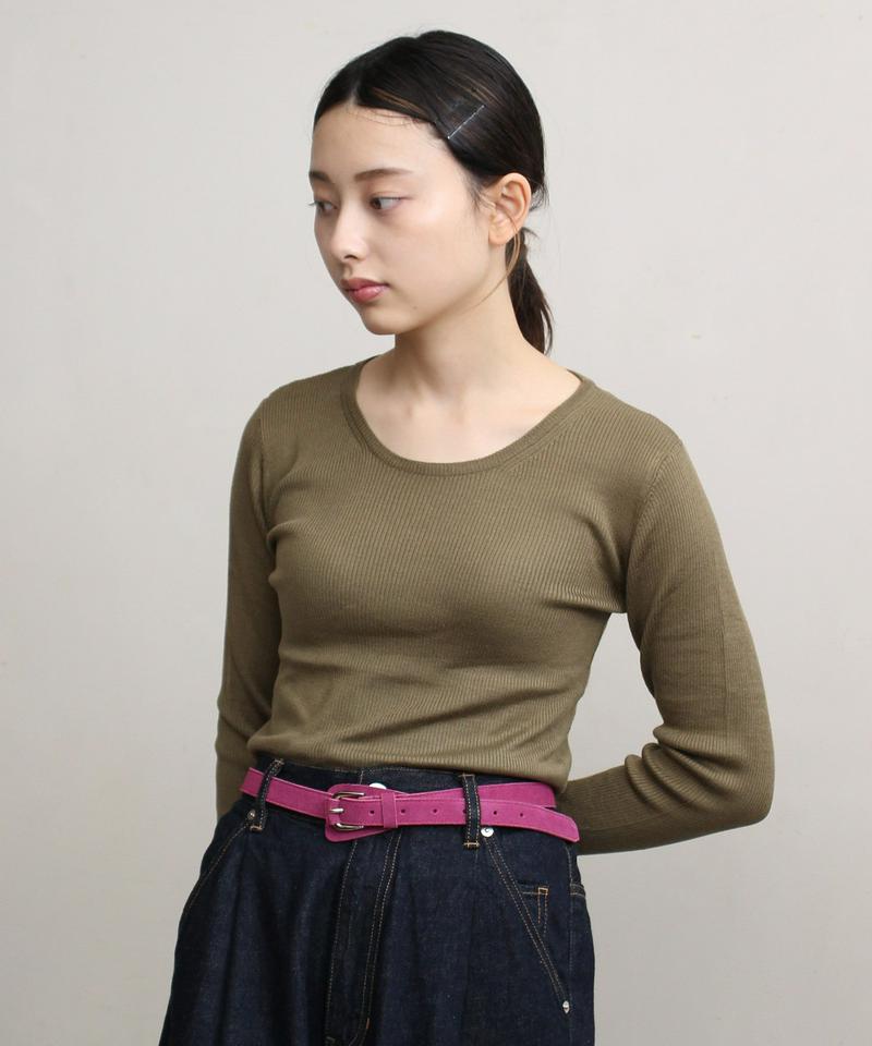MAYUCAウォッシャブルsilk クループルオーバー（note et silence.）