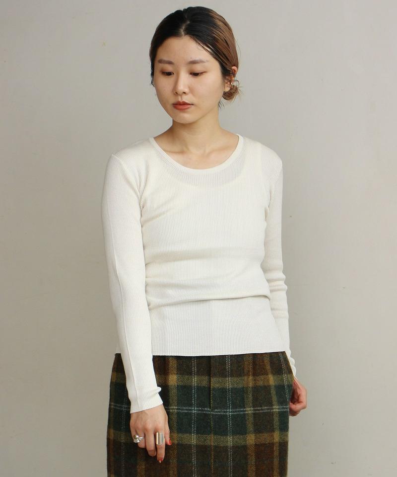MAYUCAウォッシャブルsilk クループルオーバー（note et silence.）