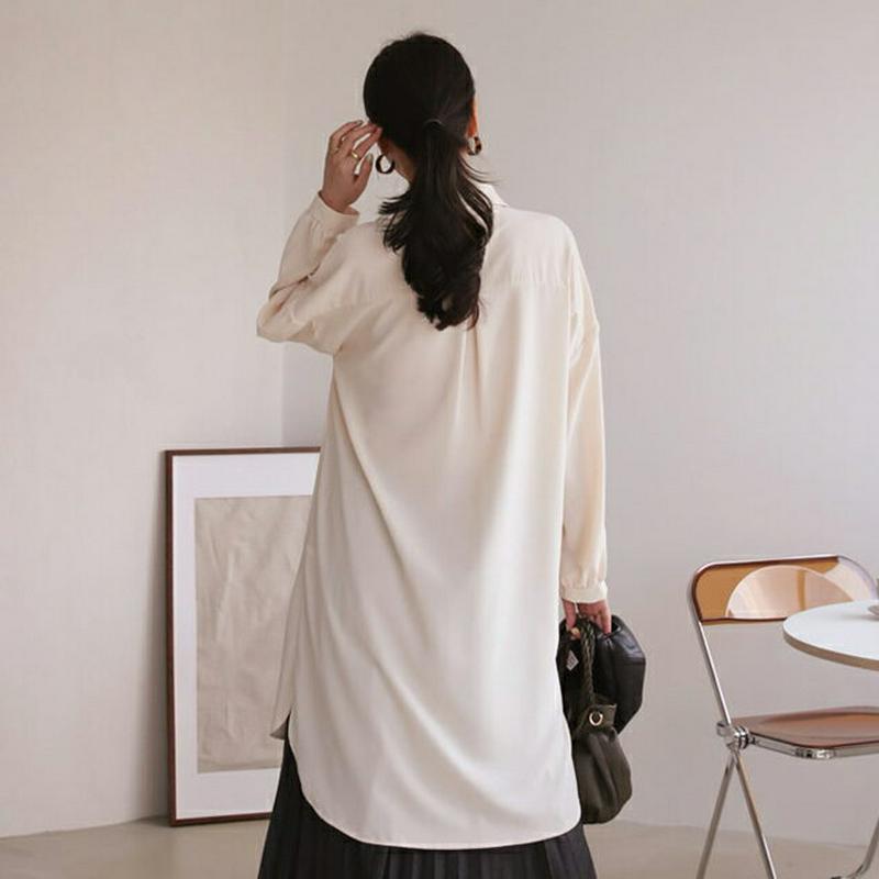 【新作10%OFF】スキッパーシャツワンピース・全2色・b64513 レディース【ops】【韓国 ファッション ワンピース ミデ