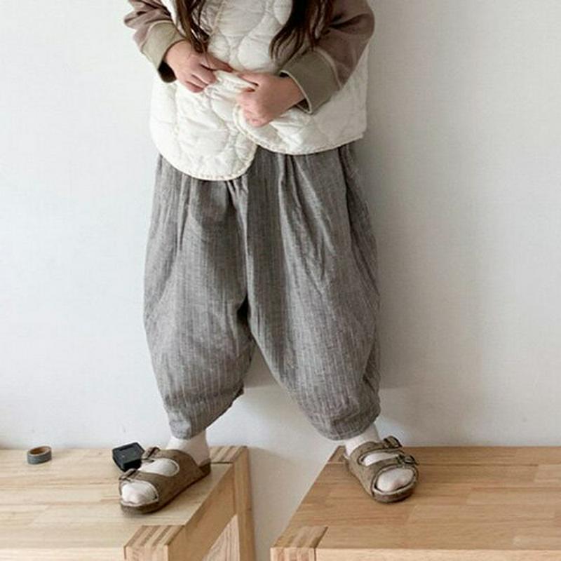 【新作10%OFF】ストライプバルーンパンツ・u06963 キッズ【3~8才】【pt】【パンツ ズボン バル—ンパンツ ストライ