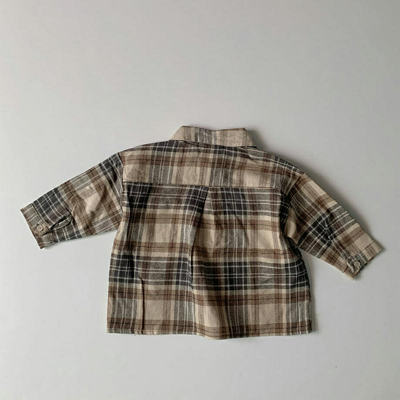 【新作10%OFF】タータンチェックシャツ・u06948 キッズ【3~8才】【bl】【トップス シャツ チェックシャツ チェック