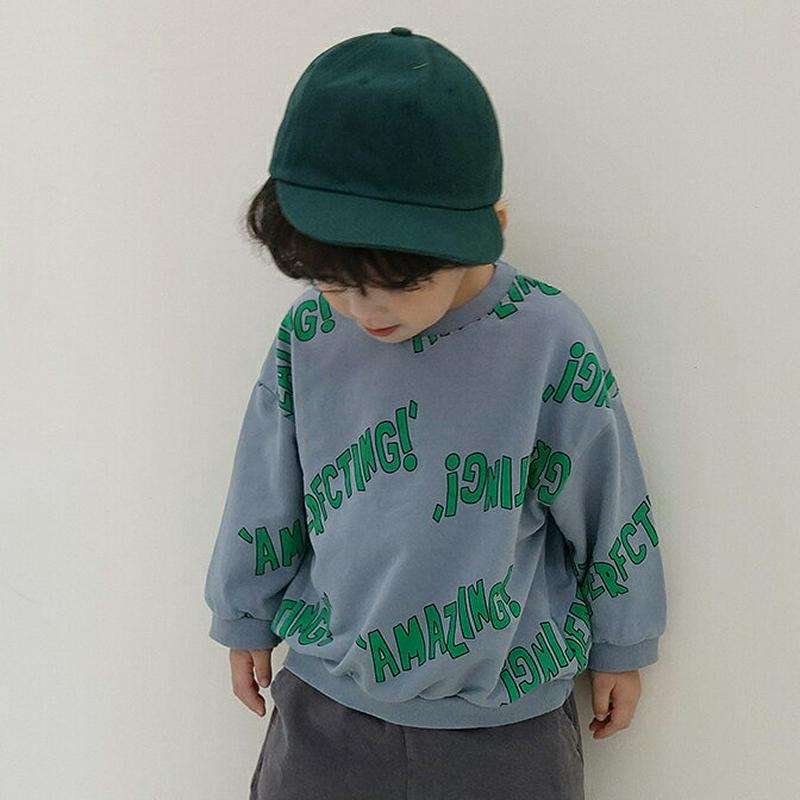 【新作10%OFF】レタリングパターンスウェット・u06943 キッズ【3~8才】【tops】【トップス スウェット トレーナー
