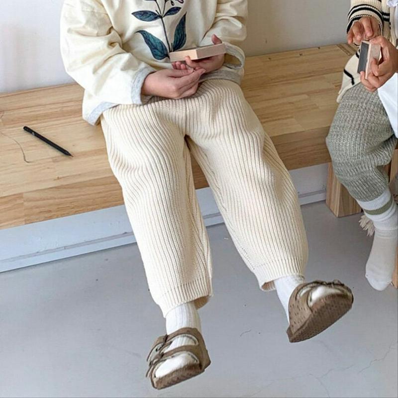 【新作10%OFF】ニットパンツ・u06973 キッズ【3~8才】【pt】【パンツ ズボン ニット ニットパンツ 単色 無地 シ