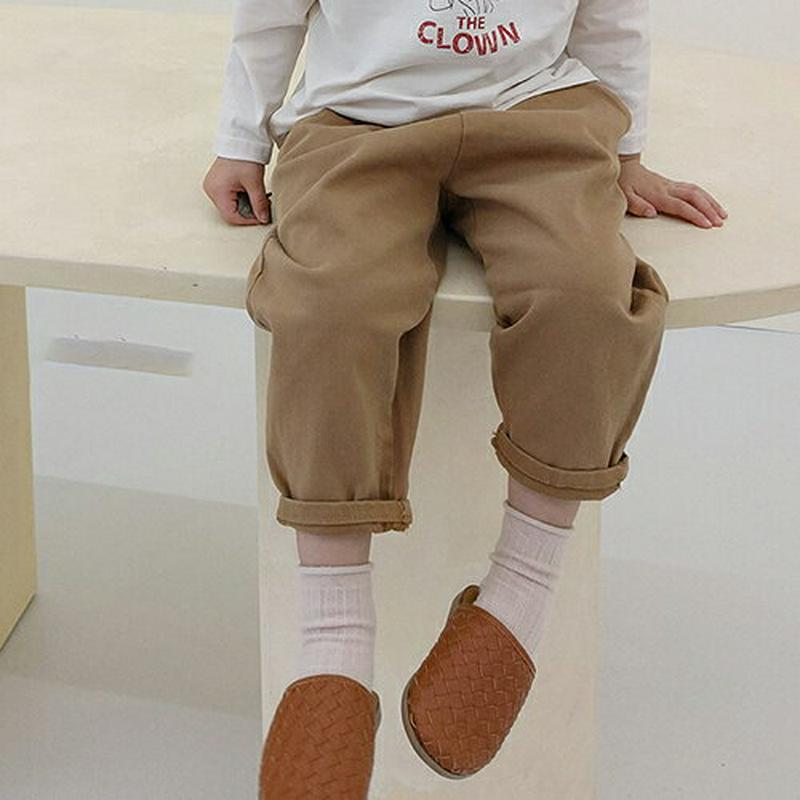 【新作10%OFF】サイドポケットテーパードパンツ・u07122 キッズ【3~8才】【pt】【パンツ ズボン ロングパンツ 長ズ