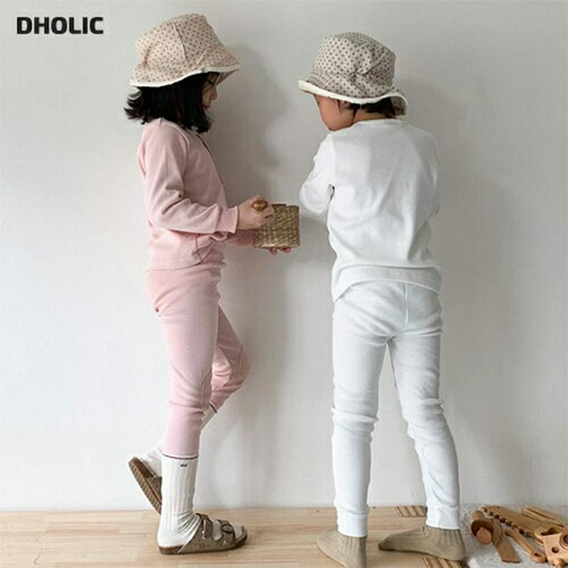 【新作10%OFF】ボタンTシャツ&ニーパッチレギンスSET・u06905 キッズ【3~8才】【set】【セットアップ setu