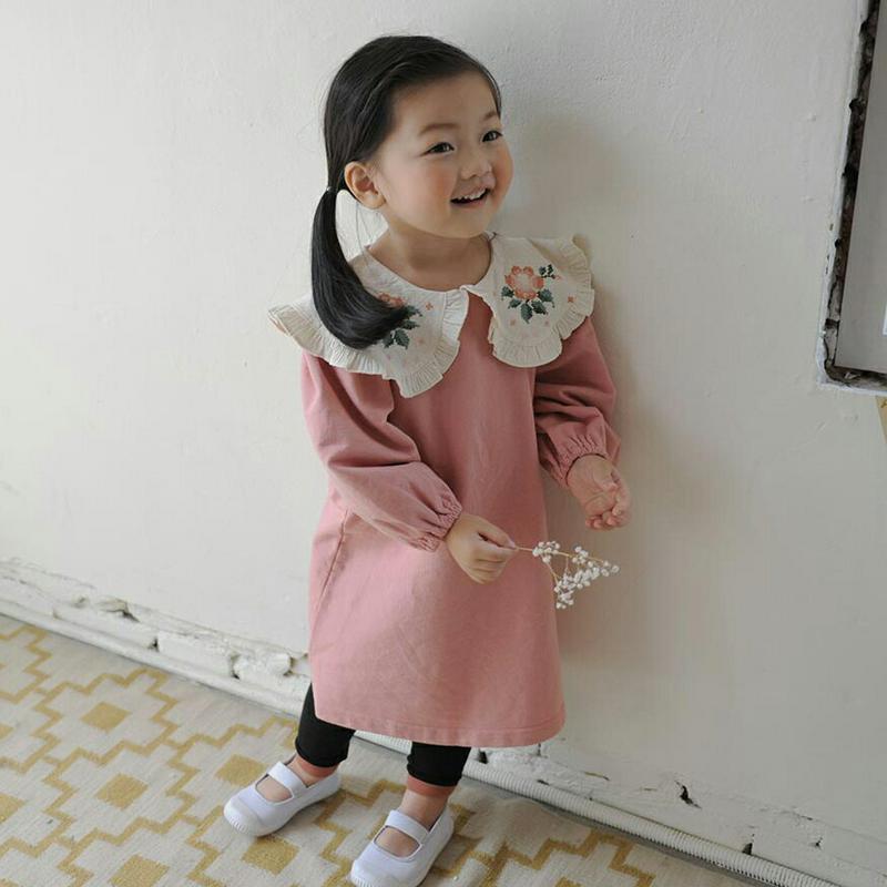 【新作10%OFF】フラワーフリルカラーワンピース・u06577 キッズ【3~8才】【ops】【ワンピース ミディ丈 ミディワン