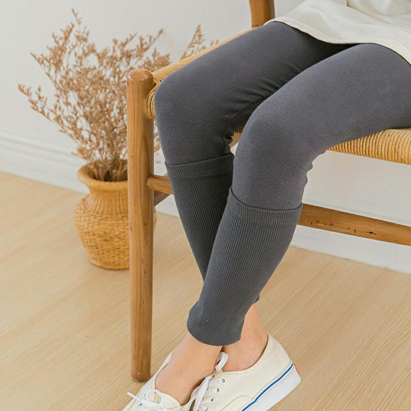 【新作10%OFF】リブコントラストレギンス・p006894 キッズ【3~8才】【pt】【レギンス パンツ　ズボン リブ コント