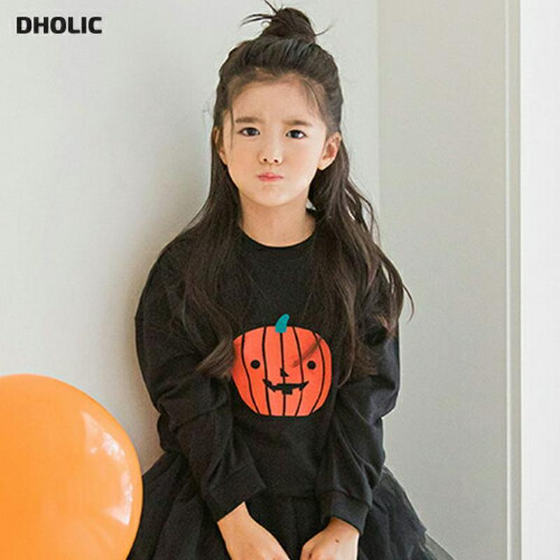【新作10%OFF】カボチャプリントスウェット・p006990 キッズ【3~8才】【tops】【トップス スウェット トレーナー