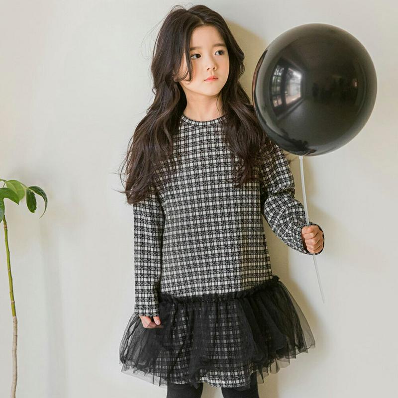 【新作10%OFF】チュールヘムチェックワンピース・p007007 キッズ【3~8才】【ops】【ワンピース ミディ丈 ミディワ